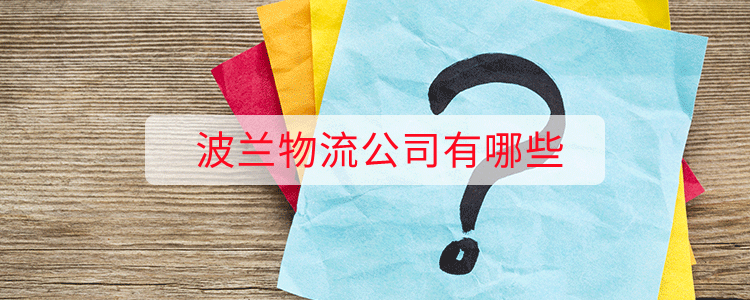 波兰物流公司有哪些